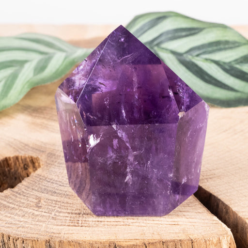 Amethyst Polished Point 122 g 53x45mm - InnerVision Crystals
