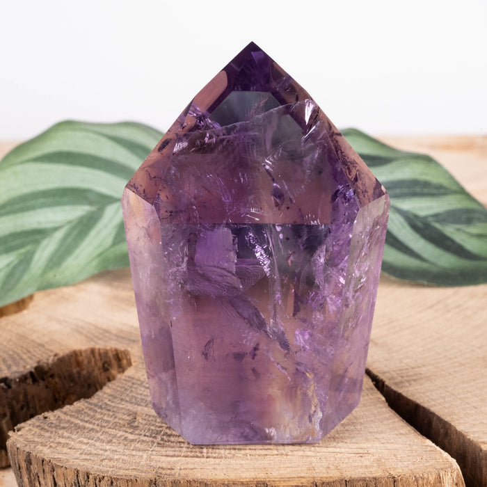 Amethyst Polished Point 123 g 68x45mm - InnerVision Crystals