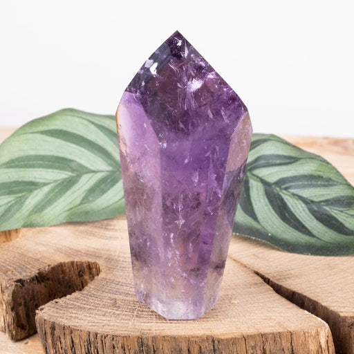 Amethyst Polished Point 123 g 76x41mm - InnerVision Crystals