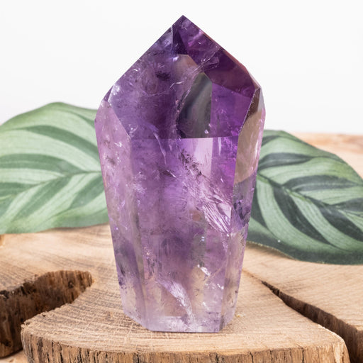 Amethyst Polished Point 123 g 76x41mm - InnerVision Crystals