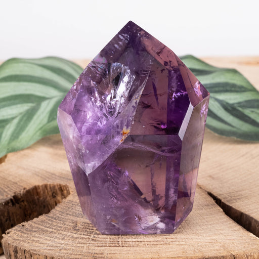 Amethyst Polished Point 124 g 62x45mm - InnerVision Crystals