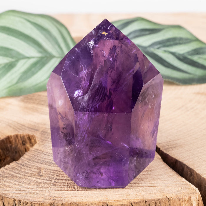 Amethyst Polished Point 126 g 57x42mm - InnerVision Crystals