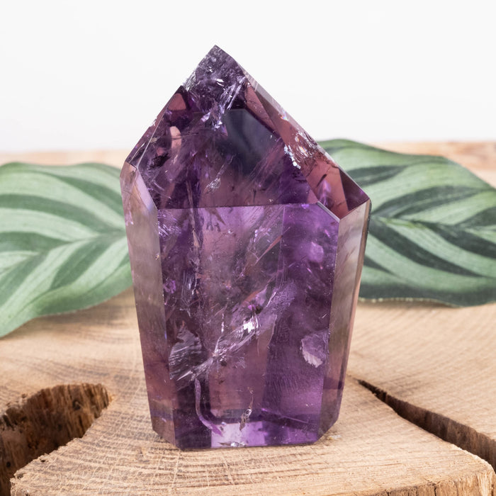 Amethyst Polished Point 127 g 67x40mm - InnerVision Crystals