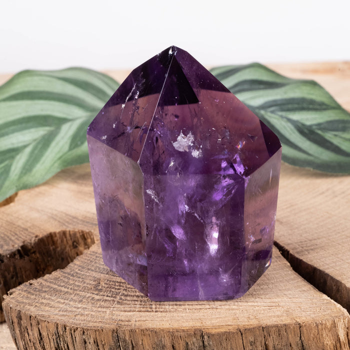 Amethyst Polished Point 134 g 56x46mm - InnerVision Crystals