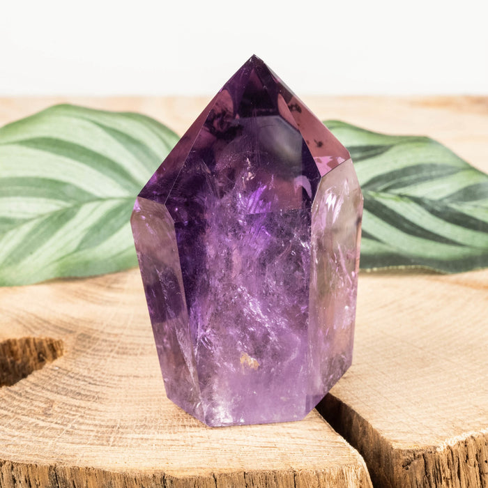 Amethyst Polished Point 134 g 62x45mm - InnerVision Crystals