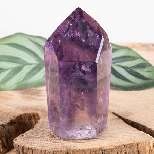 Amethyst Polished Point 136 g 72x36mm - InnerVision Crystals