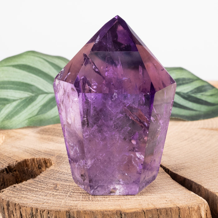Amethyst Polished Point 137 g 66x47mm - InnerVision Crystals