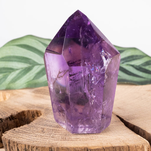 Amethyst Polished Point 137 g 66x47mm - InnerVision Crystals