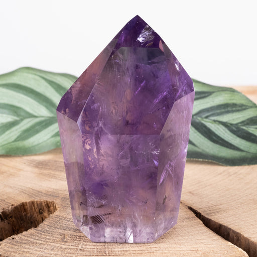 Amethyst Polished Point 140 g 69x42mm - InnerVision Crystals