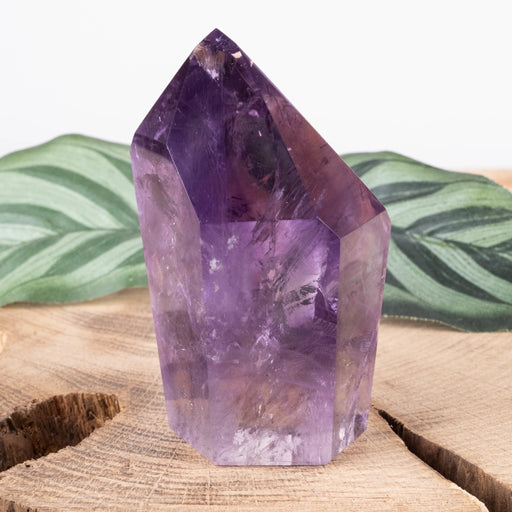 Amethyst Polished Point 140 g 69x42mm - InnerVision Crystals