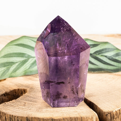 Amethyst Polished Point 143 g 69x42mm - InnerVision Crystals