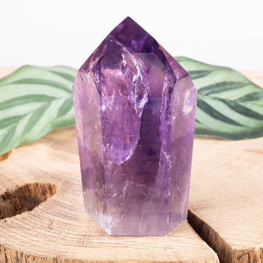 Amethyst Polished Point 144 g 72x40mm - InnerVision Crystals