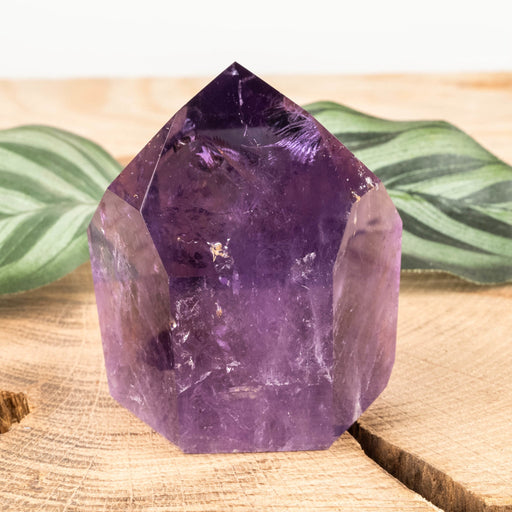 Amethyst Polished Point 147 g 54x46mm - InnerVision Crystals