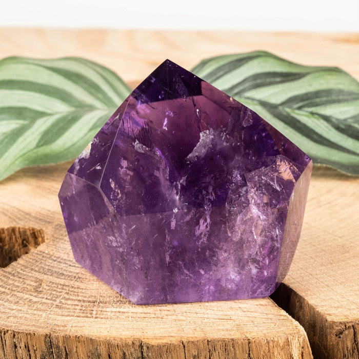 Amethyst Polished Point 148 g 48x54mm - InnerVision Crystals