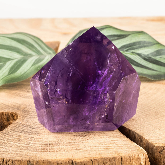 Amethyst Polished Point 148 g 48x54mm - InnerVision Crystals