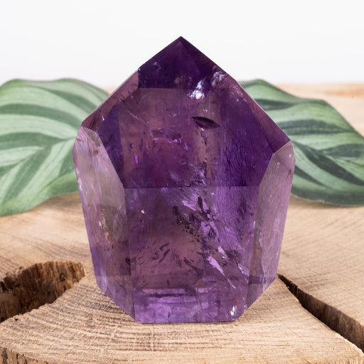 Amethyst Polished Point 149 g 59x39mm - InnerVision Crystals