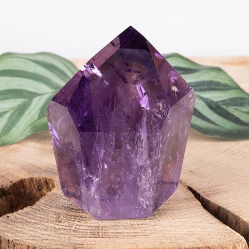 Amethyst Polished Point 149 g 59x39mm - InnerVision Crystals