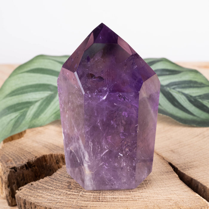 Amethyst Polished Point 149 g 67x43mm - InnerVision Crystals