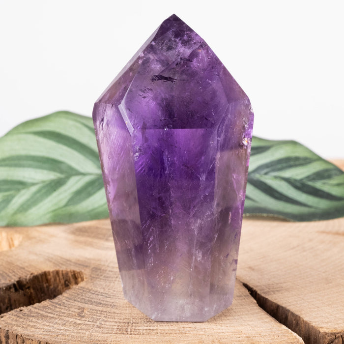 Amethyst Polished Point 149 g 77x43mm - InnerVision Crystals