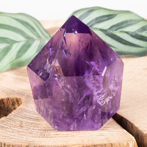 Amethyst Polished Point 153 g 55x49mm - InnerVision Crystals