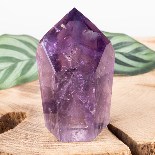 Amethyst Polished Point 162 g 70x43mm - InnerVision Crystals