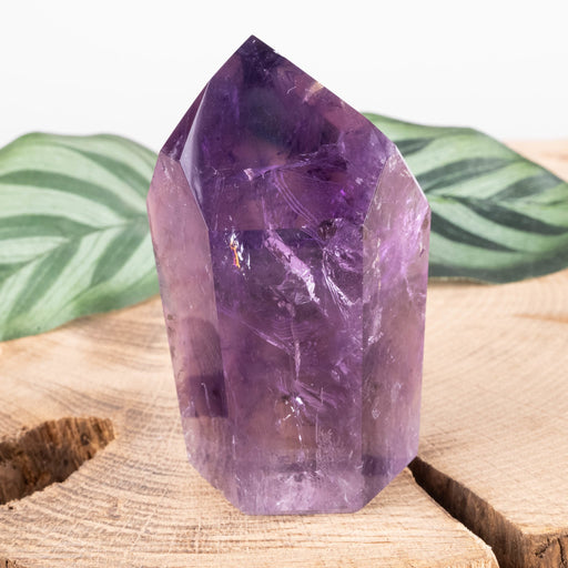 Amethyst Polished Point 162 g 70x43mm - InnerVision Crystals