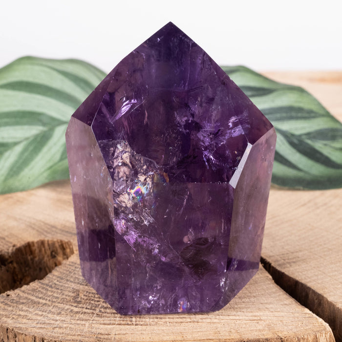 Amethyst Polished Point 174 g 62x48mm - InnerVision Crystals
