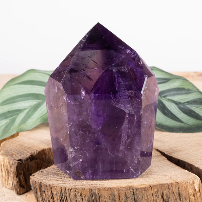 Amethyst Polished Point 213 g 71x54mm - InnerVision Crystals