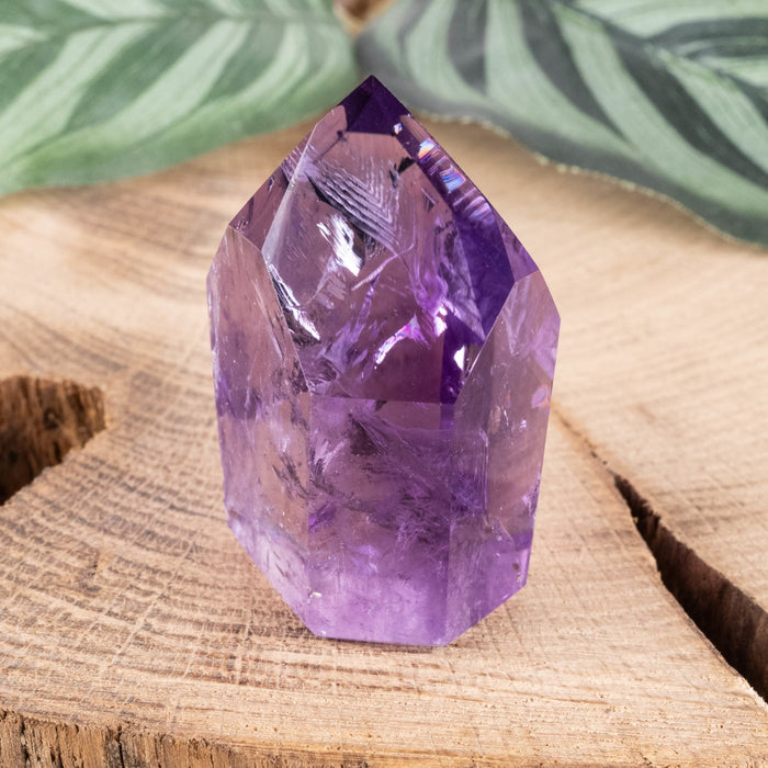 Amethyst Polished Point 44 g 42x31mm - InnerVision Crystals