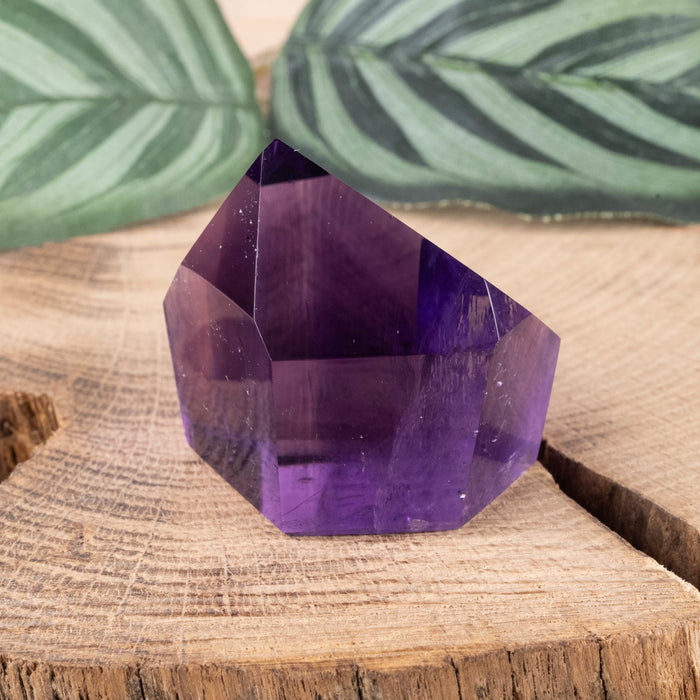 Amethyst Polished Point 57 g 35x40mm - InnerVision Crystals