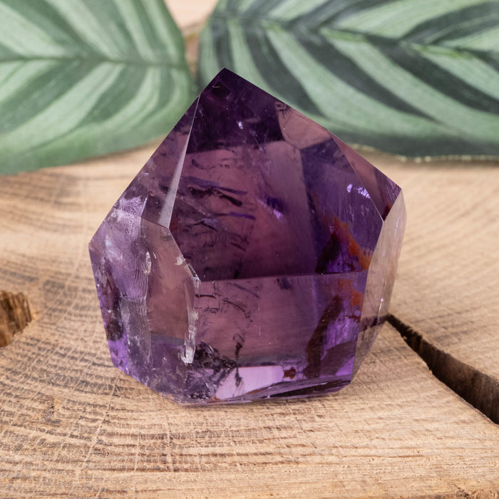 Amethyst Polished Point 62 g 38x38mm - InnerVision Crystals