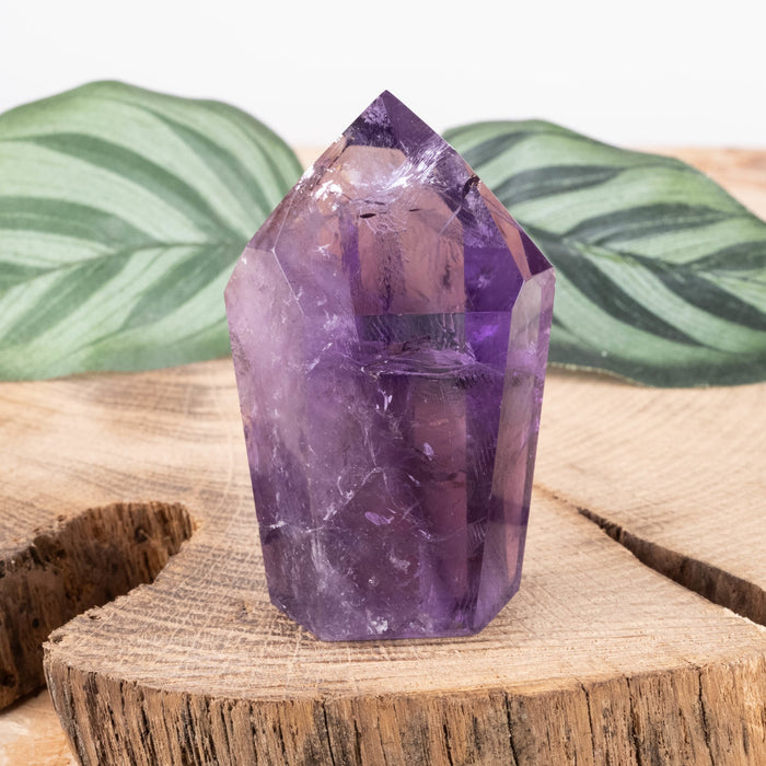Amethyst Polished Point 62 g 57x34mm - InnerVision Crystals