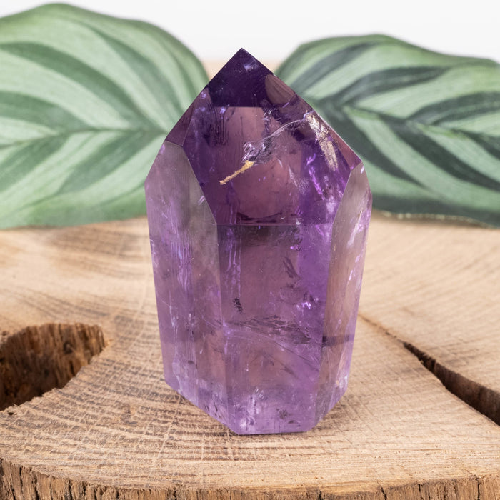 Amethyst Polished Point 63 g 51x32mm - InnerVision Crystals