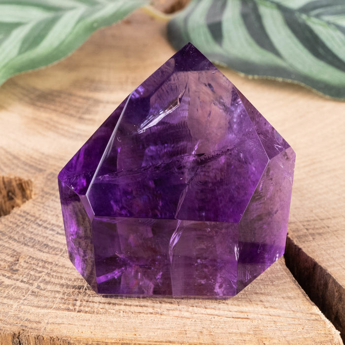 Amethyst Polished Point 68 g 39x41mm - InnerVision Crystals
