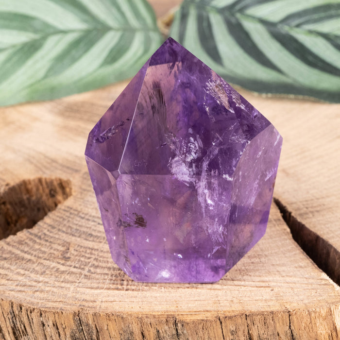 Amethyst Polished Point 69 g 48x36mm - InnerVision Crystals