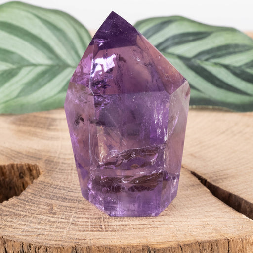 Amethyst Polished Point 74 g 55x35mm - InnerVision Crystals