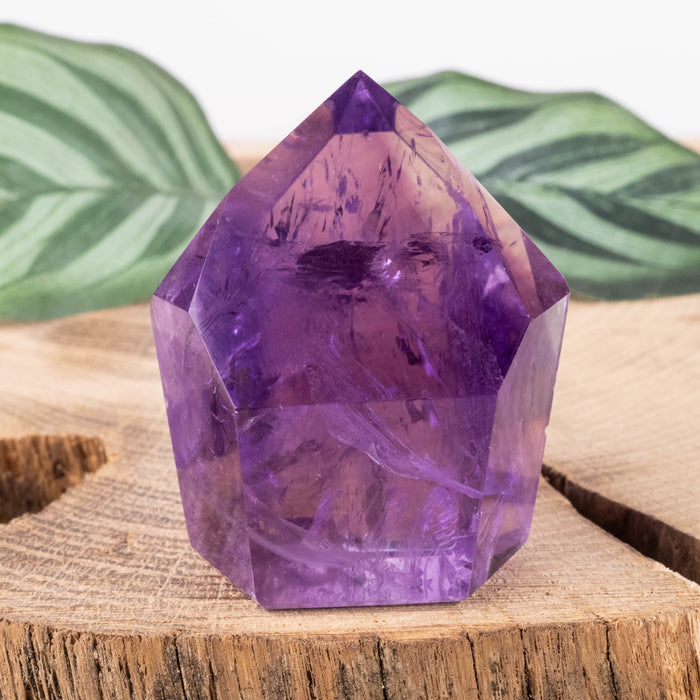 Amethyst Polished Point 76 g 47x39mm - InnerVision Crystals