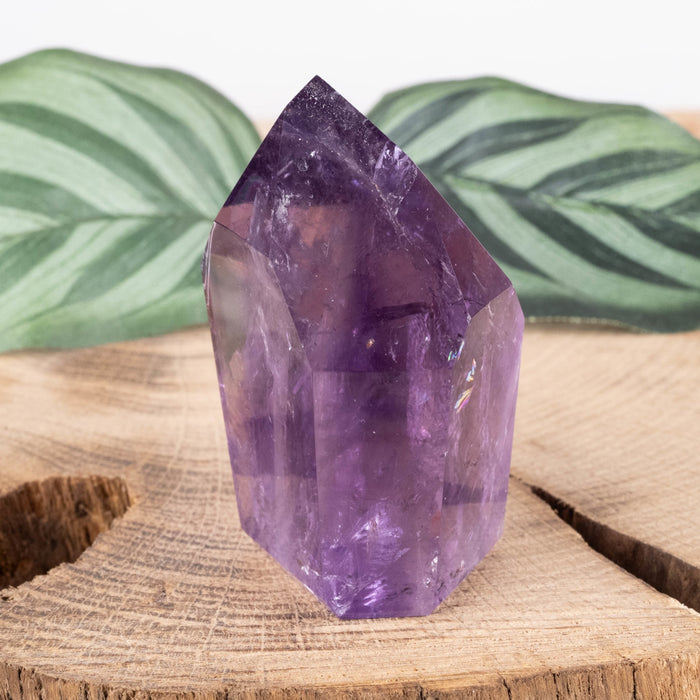 Amethyst Polished Point 76 g 53x35mm - InnerVision Crystals