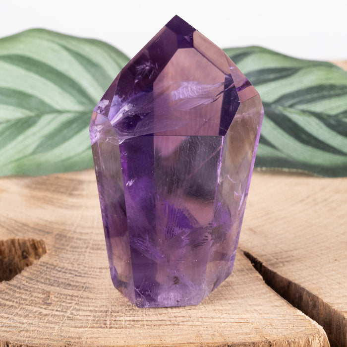Amethyst Polished Point 79 g 58x35mm - InnerVision Crystals