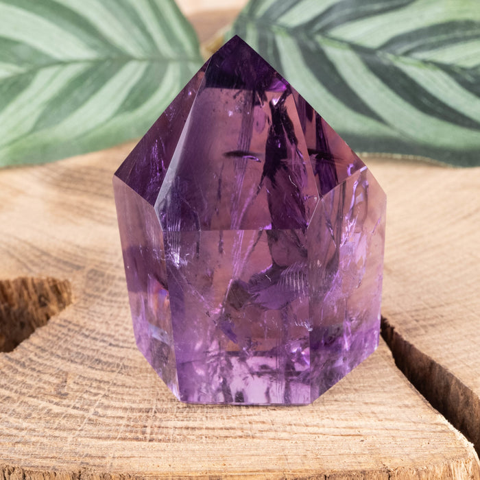 Amethyst Polished Point 80 g 48x35mm - InnerVision Crystals