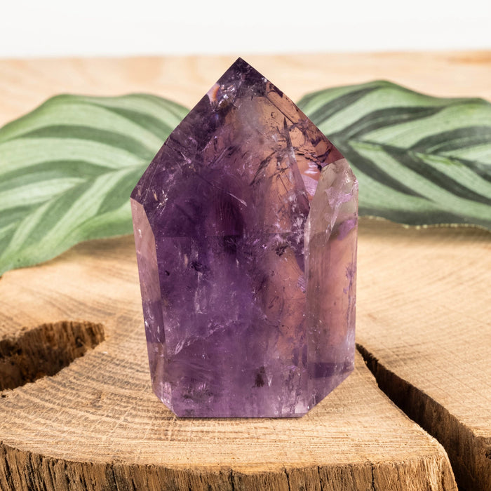 Amethyst Polished Point 80 g 56x35mm - InnerVision Crystals