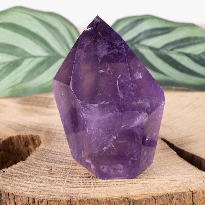 Amethyst Polished Point 84 g 53x40mm - InnerVision Crystals