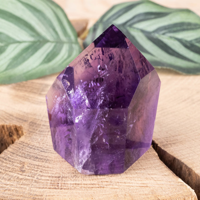 Amethyst Polished Point 85 g 47x39mm - InnerVision Crystals