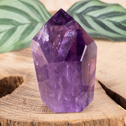 Amethyst Polished Point 85 g 54x39mm - InnerVision Crystals
