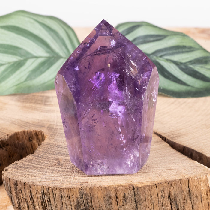 Amethyst Polished Point 86 g 55x38mm - InnerVision Crystals