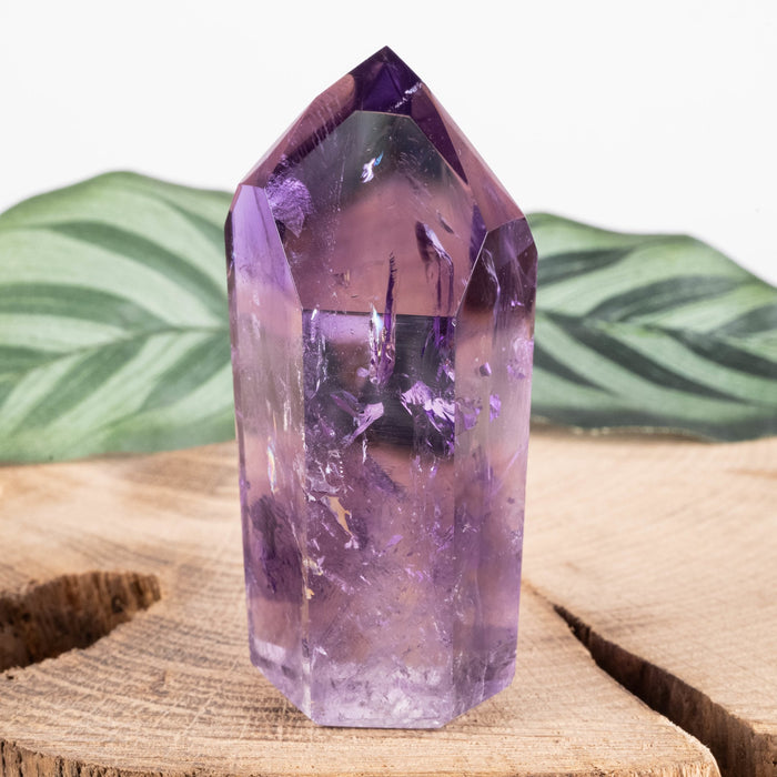 Amethyst Polished Point 86 g 67x29mm - InnerVision Crystals