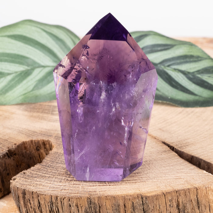 Amethyst Polished Point 87 g 60x37mm - InnerVision Crystals