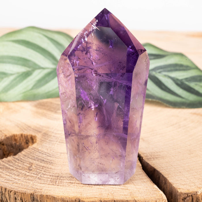 Amethyst Polished Point 87 g 68x35mm - InnerVision Crystals