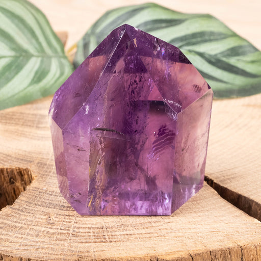 Amethyst Polished Point 88 g 50x40mm - InnerVision Crystals