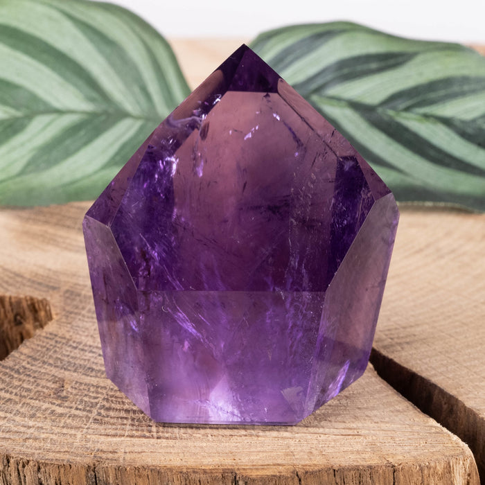 Amethyst Polished Point 91 g 49x42mm - InnerVision Crystals